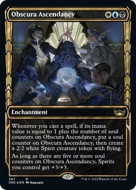 Obscura Ascendancy (Gilded Foil) (387) [SNC] - MTG Single