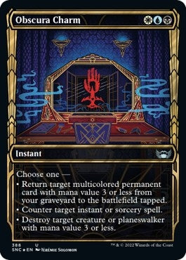 Obscura Charm (Gilded Foil) (388) [SNC] - MTG Single