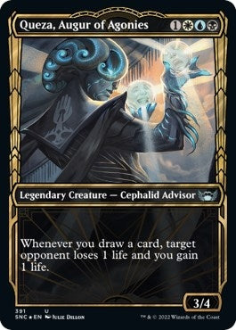 Queza Augur of Agonies (Gilded Foil) (391) [SNC] - MTG Single