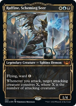 Raffine Scheming Seer (Gilded Foil) (392) [SNC] - MTG Single