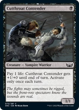 Cutthroat Contender (73) [SNC] - MTG Single