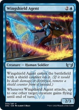 Wingshield Agent (64) [SNC] - MTG Single