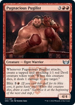 Pugnacious Pugilist (117) [SNC] - MTG Single