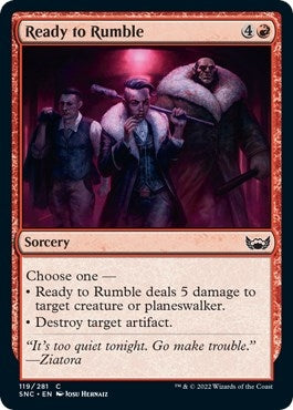 Ready to Rumble (119) [SNC] - MTG Single
