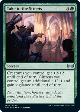 Take to the Streets (158) [SNC] - MTG Single
