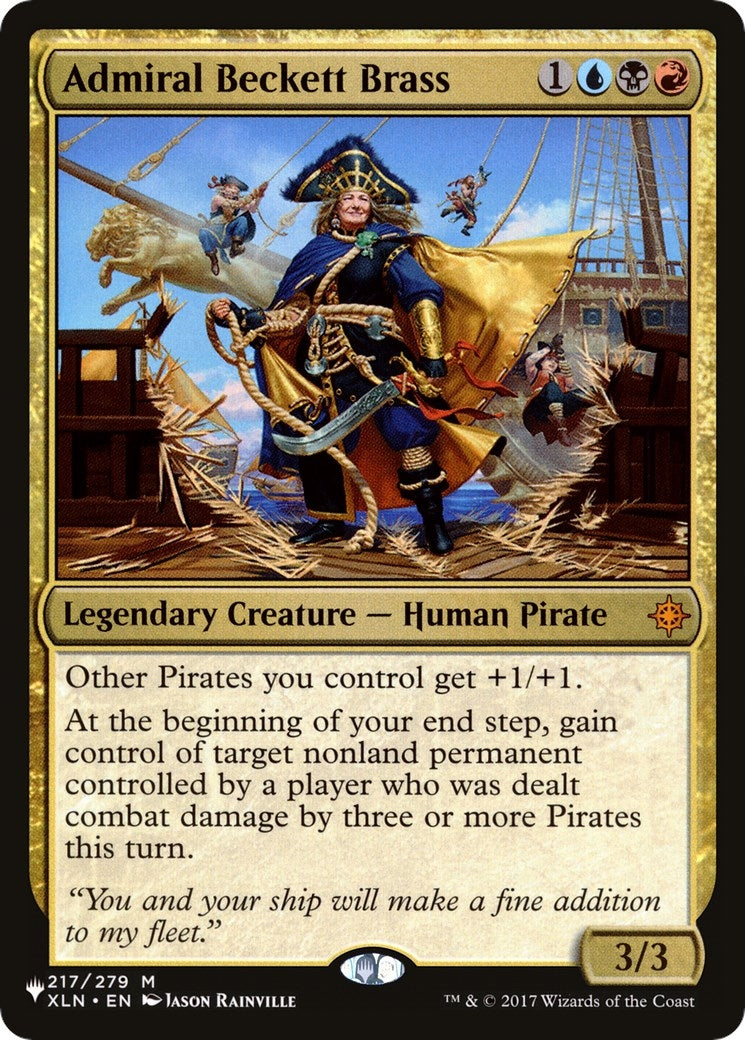 Admiral Beckett Brass (217) [LIST] - MTG Single