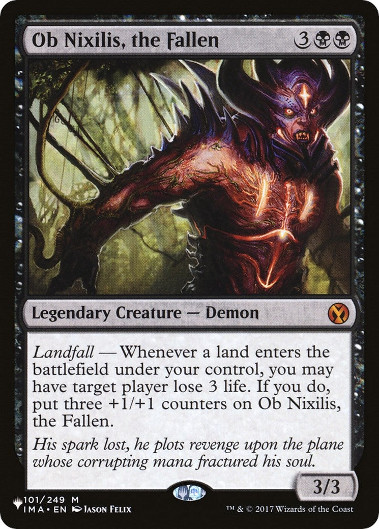 Ob Nixilis the Fallen (101) [LIST] - MTG Single