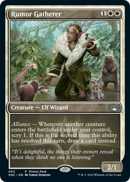 Rumor Gatherer (463) [PPSNC] - MTG Single