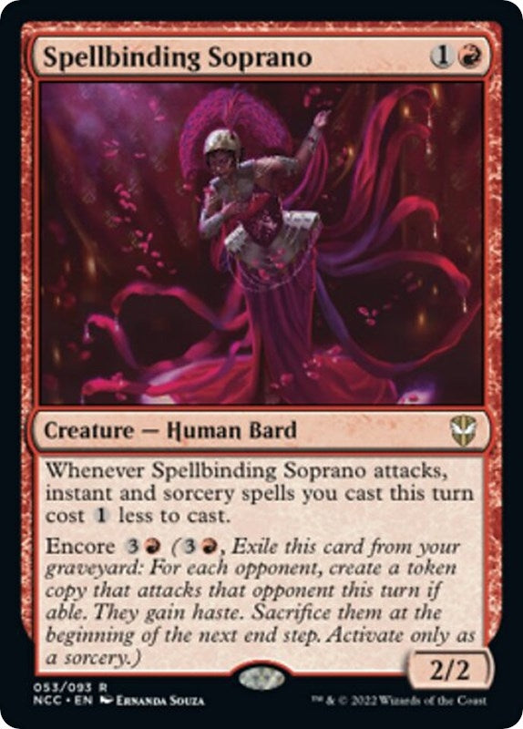 Spellbinding Soprano (53) [NCC] - MTG Single