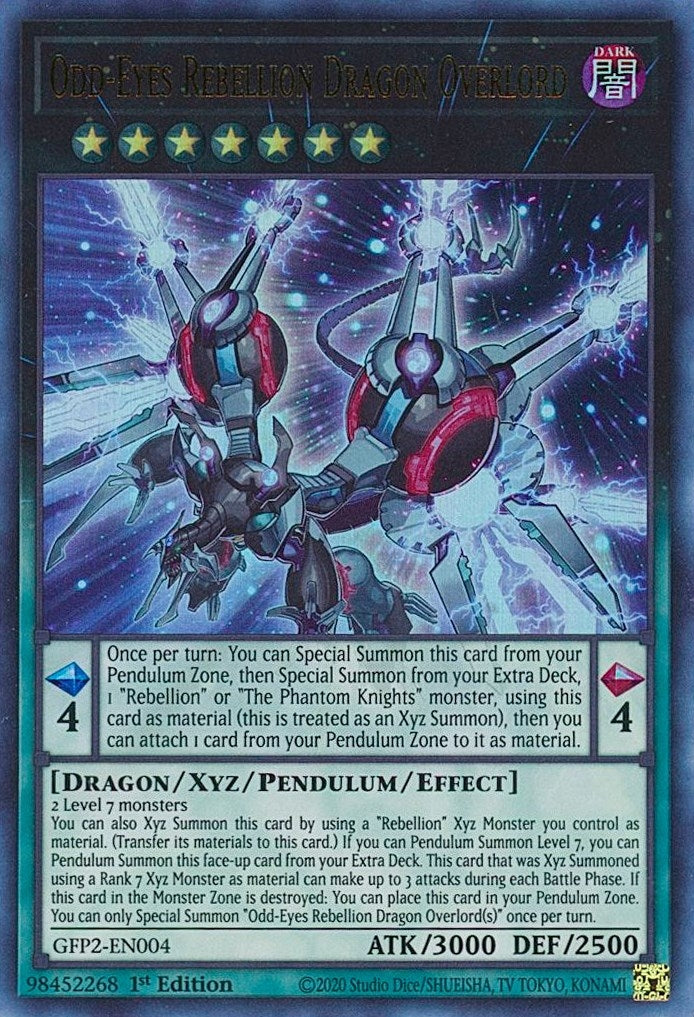 Odd-Eyes Rebellion Dragon Overlord (2004) (GFP2) - YuGiOh Single