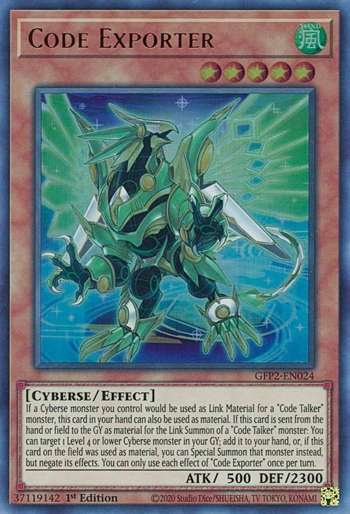 Code Exporter (2024) (GFP2) - YuGiOh Single