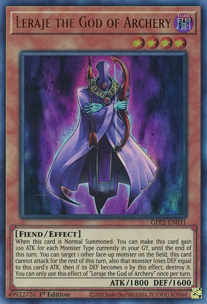 Leraje the God of Archery (2031) (GFP2) - YuGiOh Single