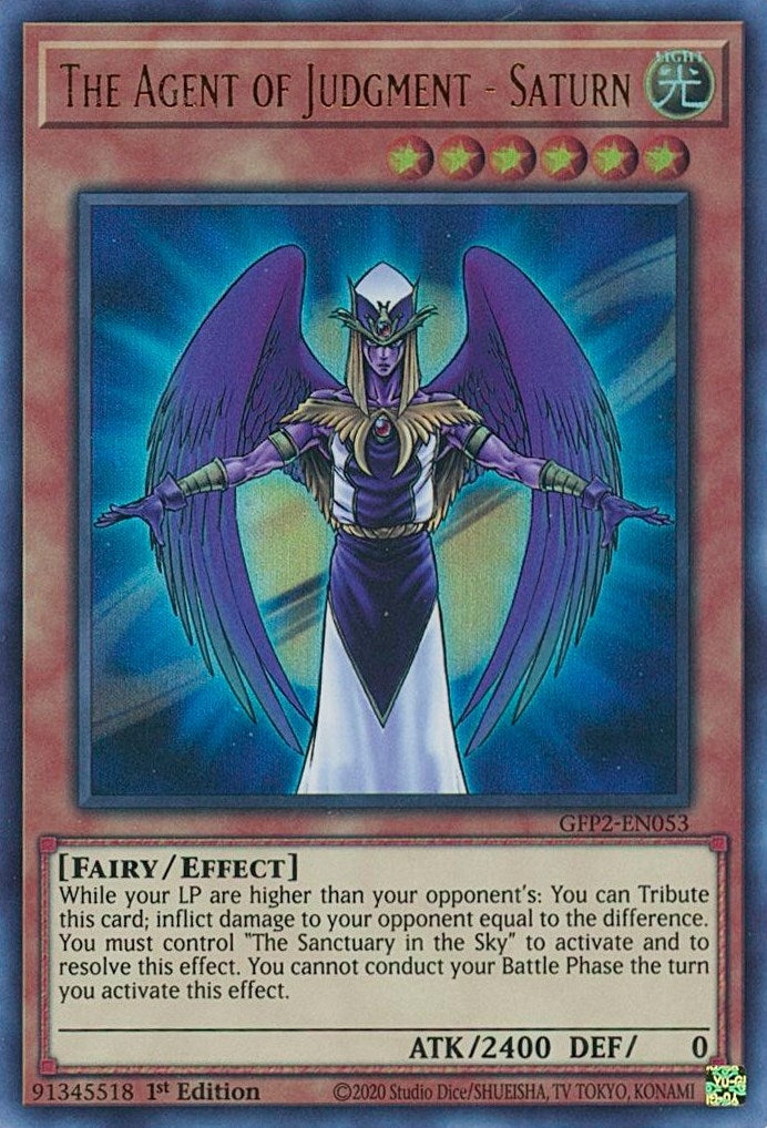 The Agent of Judgment - Saturn (2053) (GFP2) - YuGiOh Single