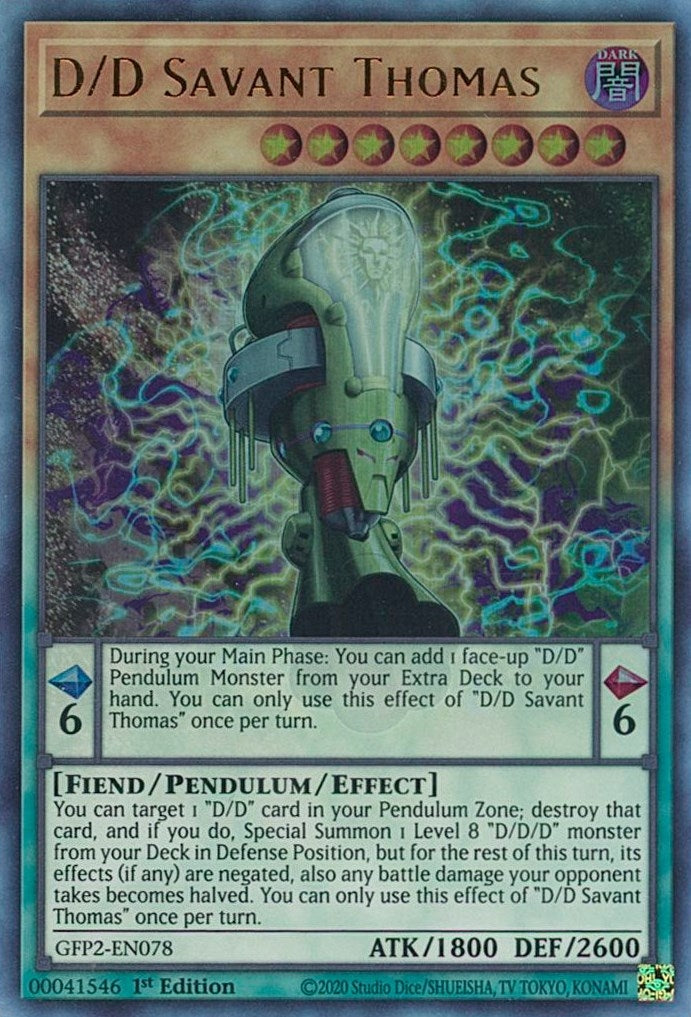 D/D Savant Thomas (2078) (GFP2) - YuGiOh Single