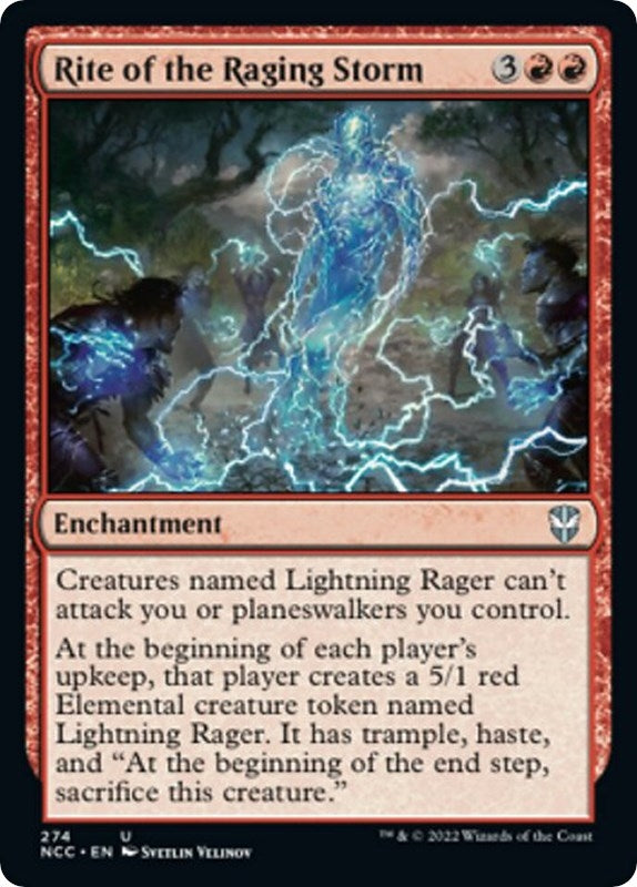 Rite of the Raging Storm (274) [NCC] - MTG Single