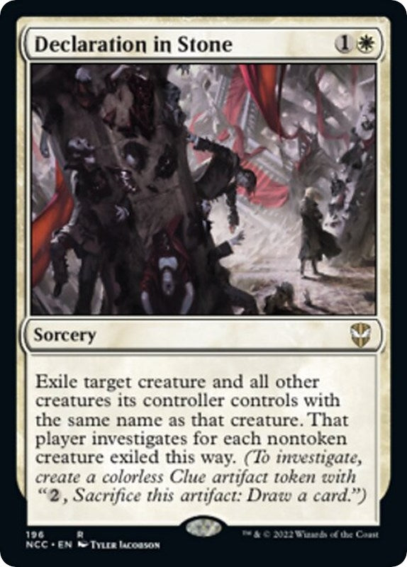 Declaration in Stone (196) [NCC] - MTG Single
