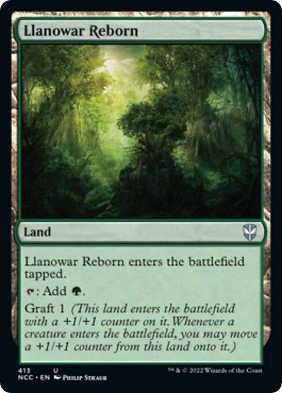 Llanowar Reborn (413) [NCC] - MTG Single