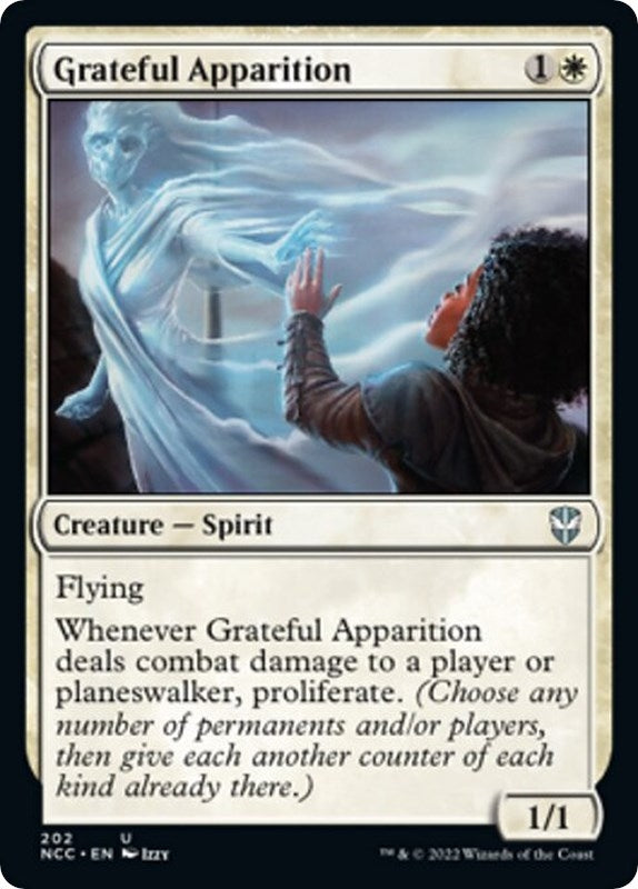 Grateful Apparition (202) [NCC] - MTG Single