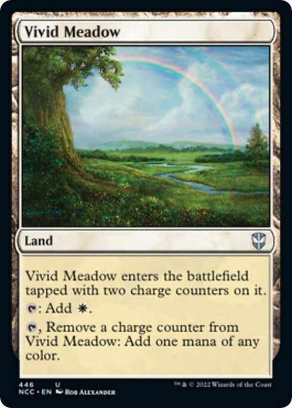 Vivid Meadow (446) [NCC] - MTG Single