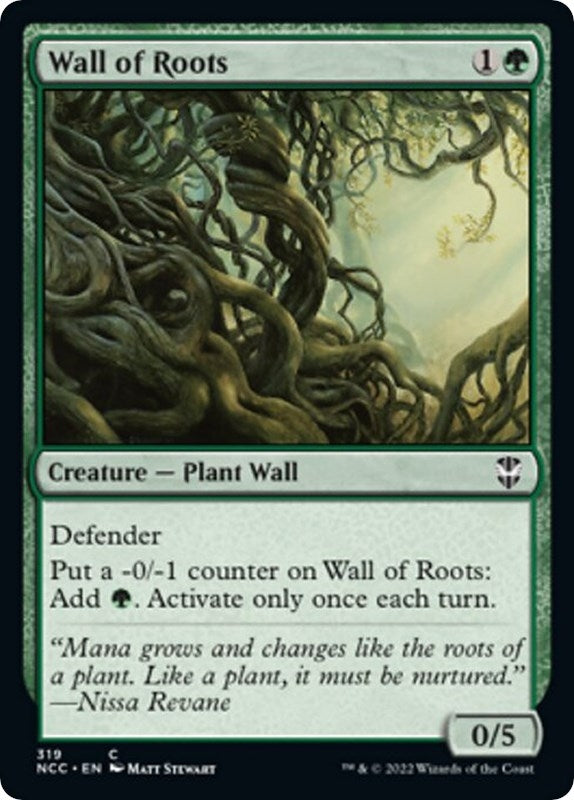 Wall of Roots (319) [NCC] - MTG Single