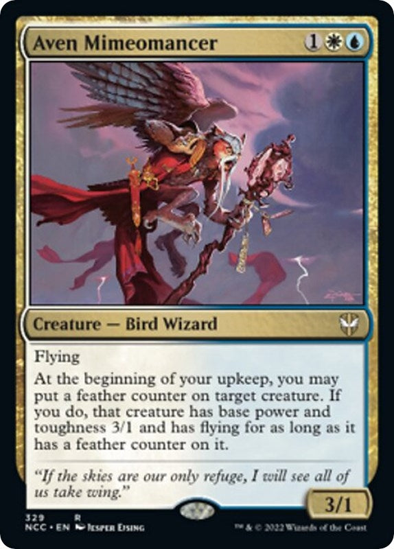 Image for Aven Mimeomancer (329) (Streets of New Capenna) - Magic: The Gathering