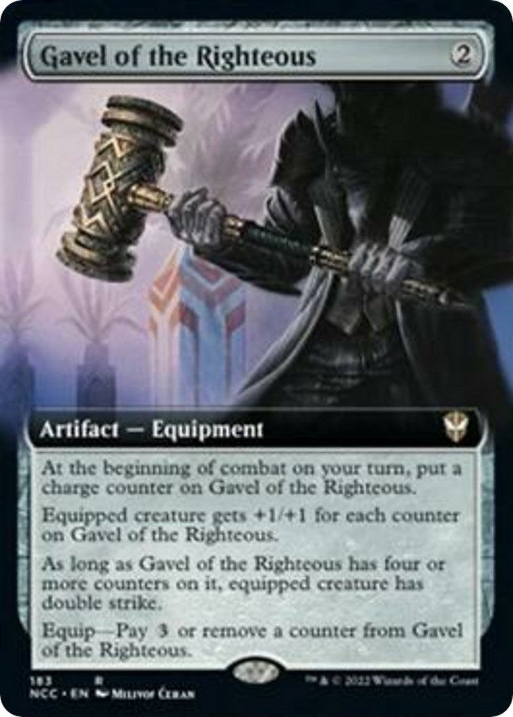 Gavel of the Righteous (Extended Art) (183) [NCC] - MTG Single