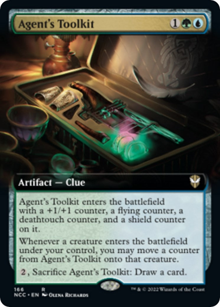 Agent’s Toolkit (Extended Art) (166) [NCC] - MTG Single