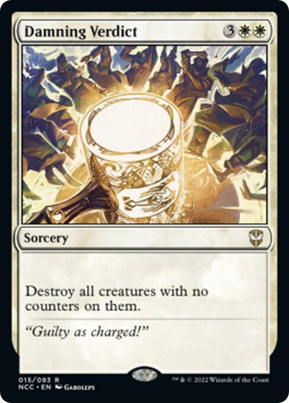 Damning Verdict (15) [NCC] - MTG Single