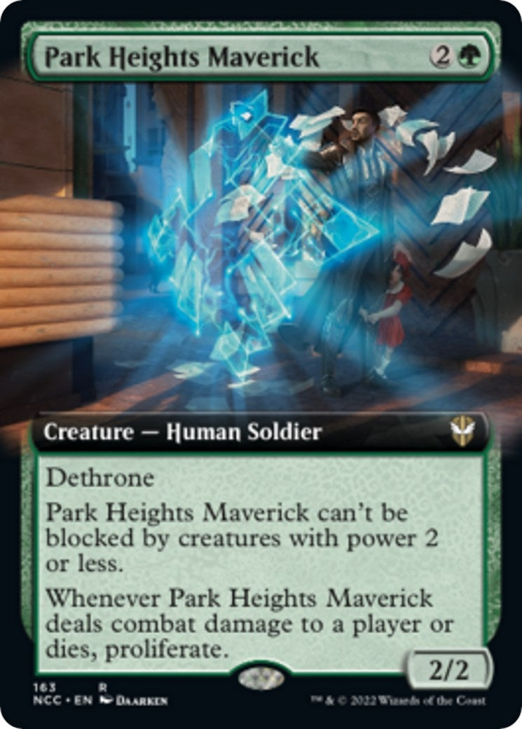 Park Heights Maverick (Extended Art) (163) [NCC] - MTG Single