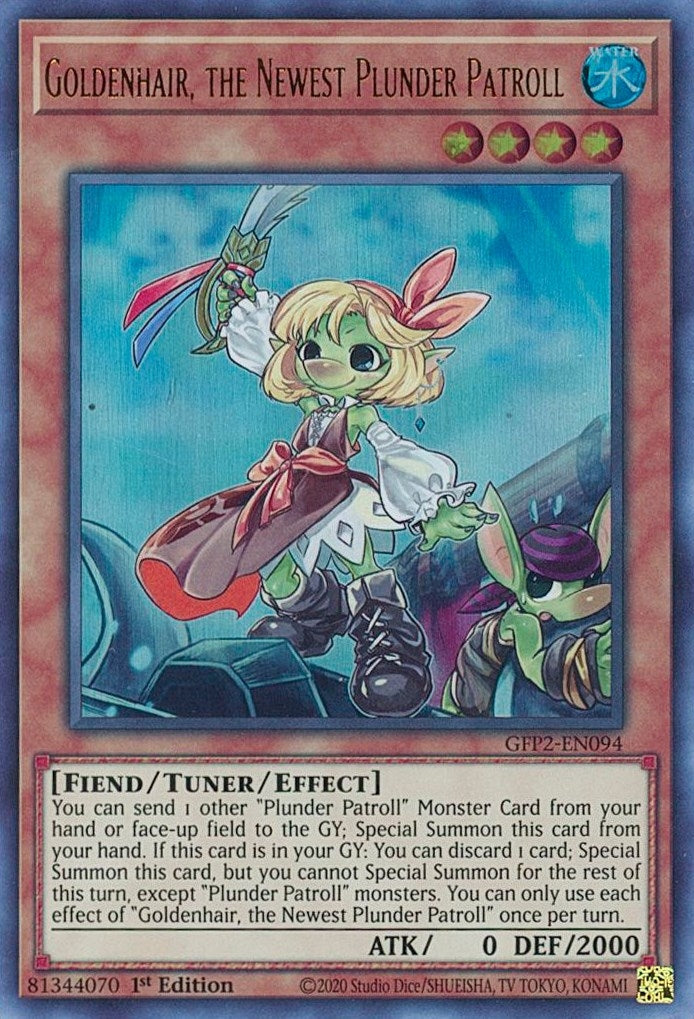 Goldenhair the Newest Plunder Patroll (2094) (GFP2) - YuGiOh Single