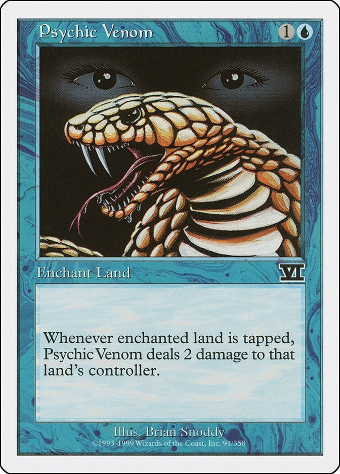 Psychic Venom (91) [6ED] - MTG Single