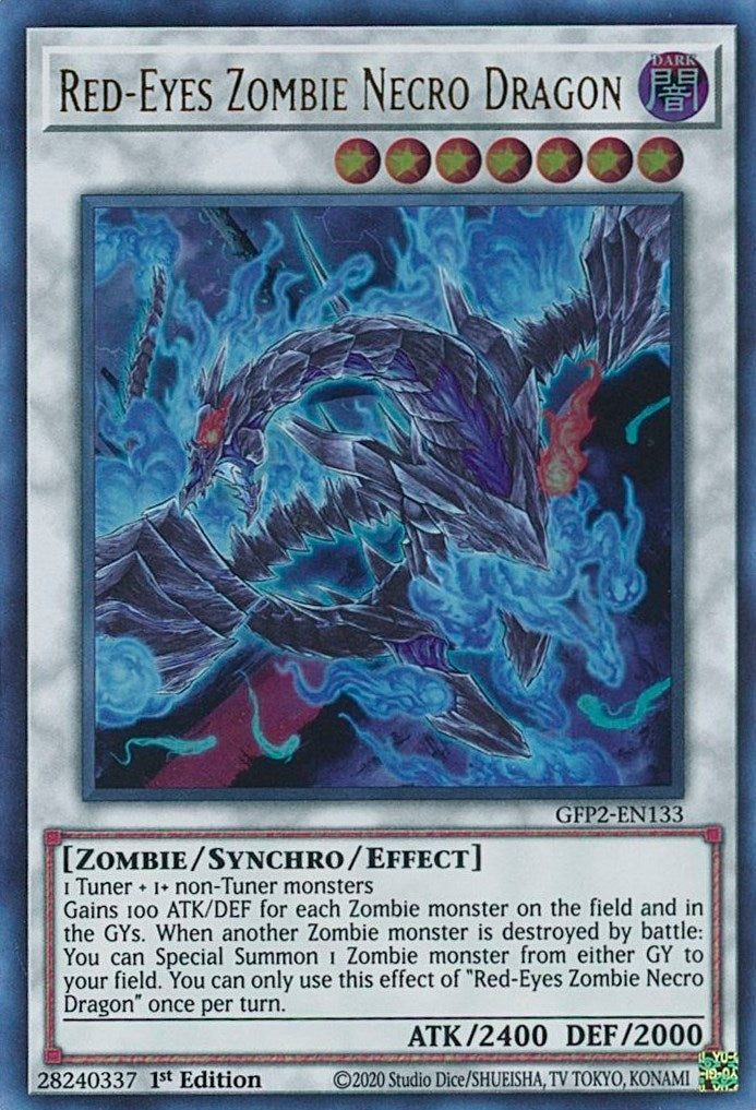 Red-Eyes Zombie Necro Dragon (2133) (GFP2) - YuGiOh Single