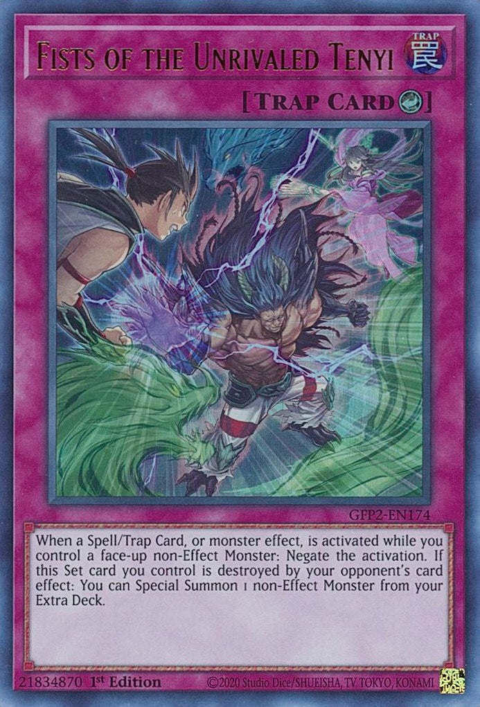 Fists of the Unrivaled Tenyi (2174) (GFP2) - YuGiOh Single