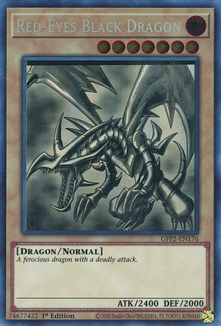 Red-Eyes Black Dragon (Ghost Rare) (2176) (GFP2) - YuGiOh Single
