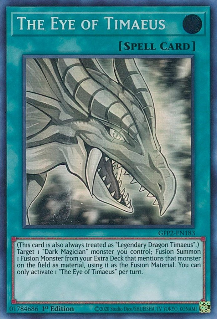 The Eye of Timaeus (Ghost Rare) (2183) (GFP2) - YuGiOh Single