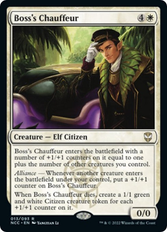 Boss’s Chauffeur (13) [NCC] - MTG Single