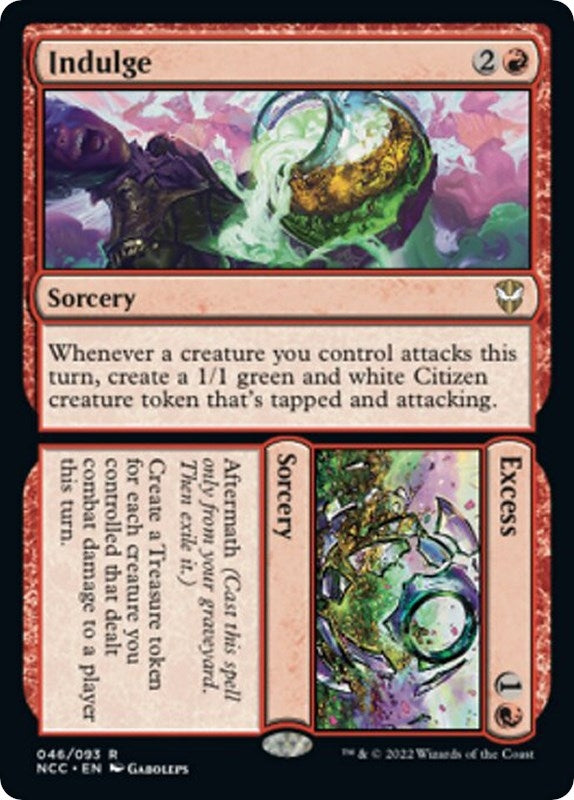 Indulge // Excess (46) [NCC] - MTG Single