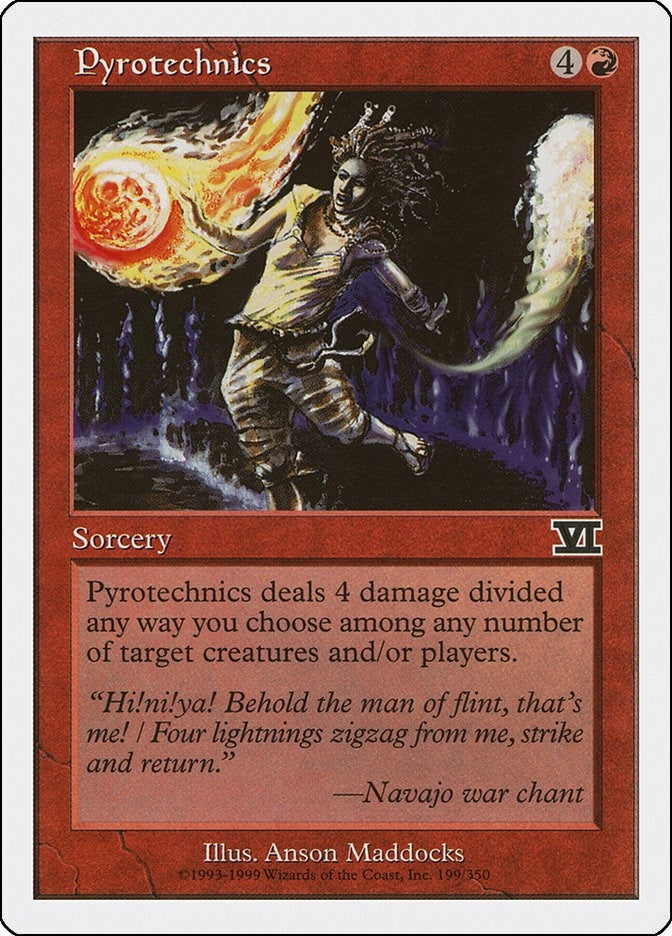 Pyrotechnics (199) [6ED] - MTG Single