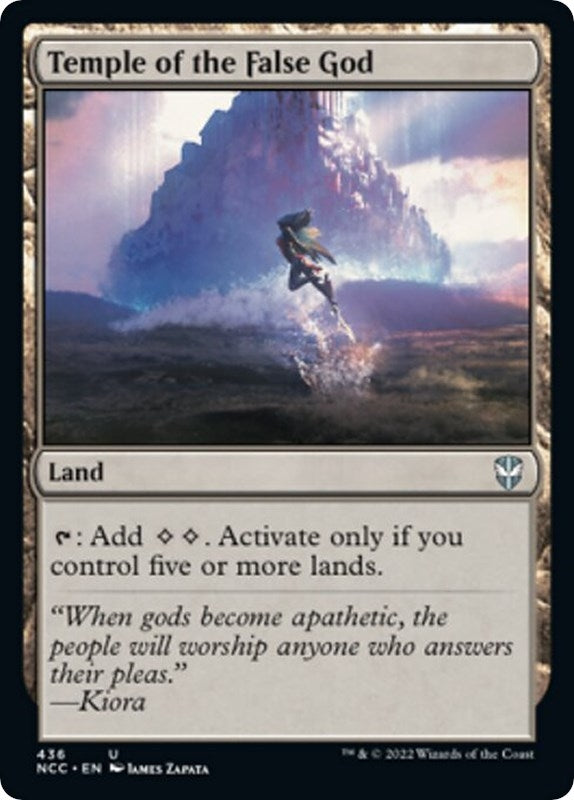 Temple of the False God (436) [NCC] - MTG Single