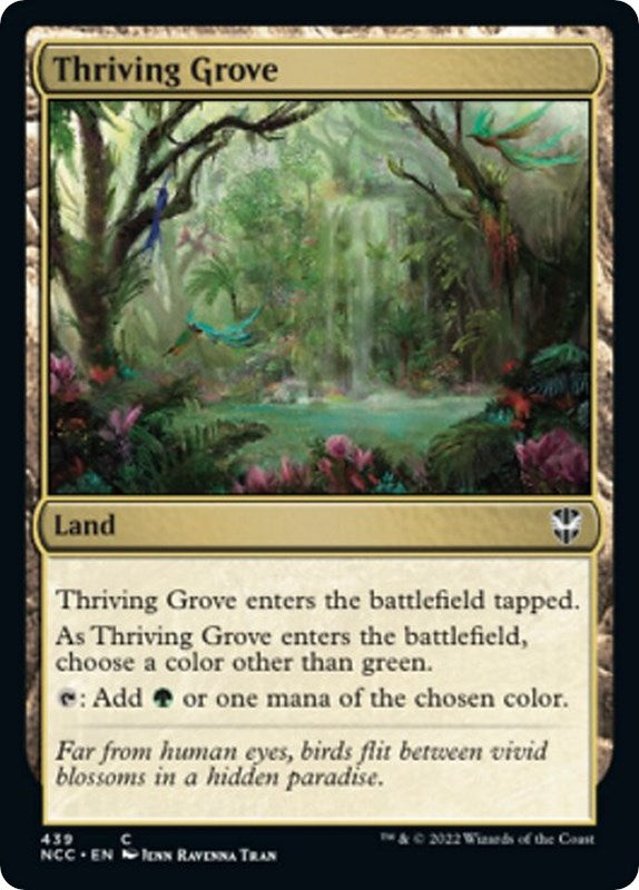 Thriving Grove (439) [NCC] - MTG Single
