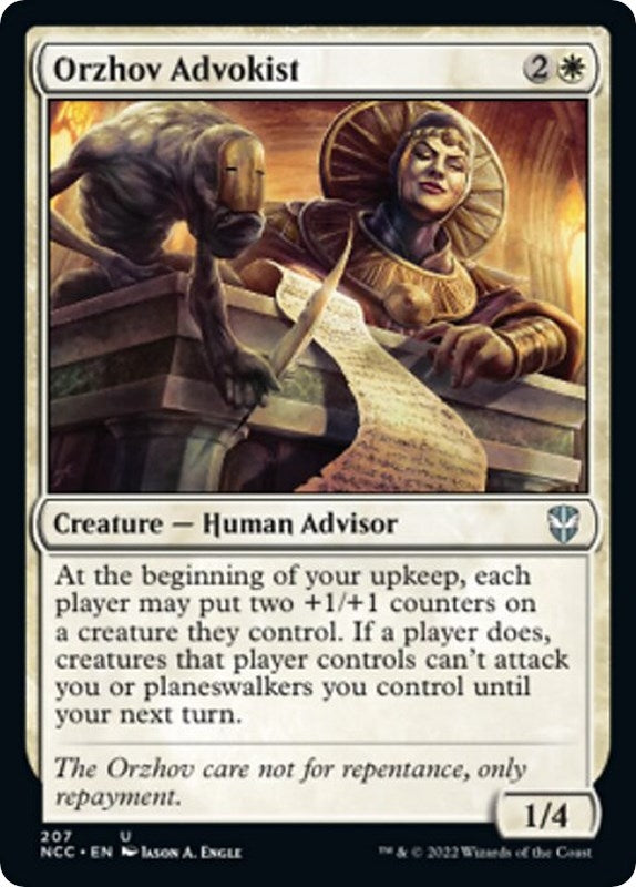 Orzhov Advokist (207) [NCC] - MTG Single