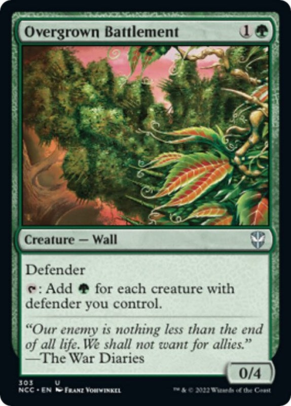 Overgrown Battlement (303) [NCC] - MTG Single