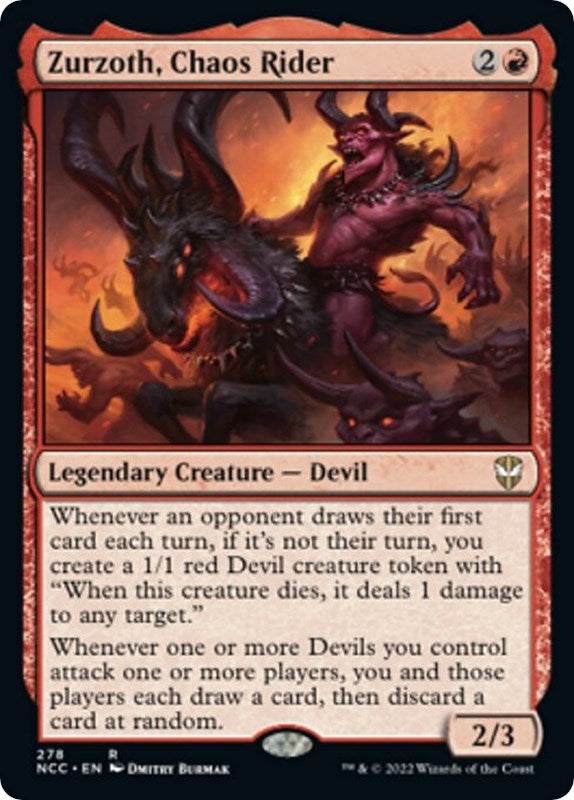 Zurzoth Chaos Rider (278) [NCC] - MTG Single
