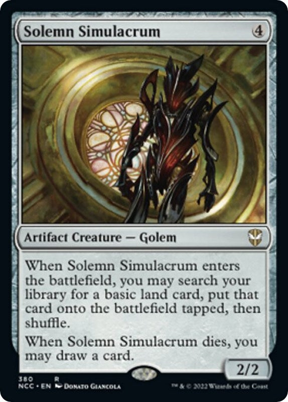 Solemn Simulacrum (380) [NCC] - MTG Single
