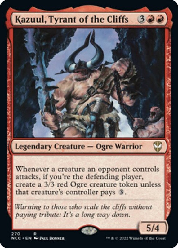 Kazuul Tyrant of the Cliffs (270) [NCC] - MTG Single