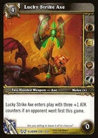 Lucky Strike Axe - WoW Single
