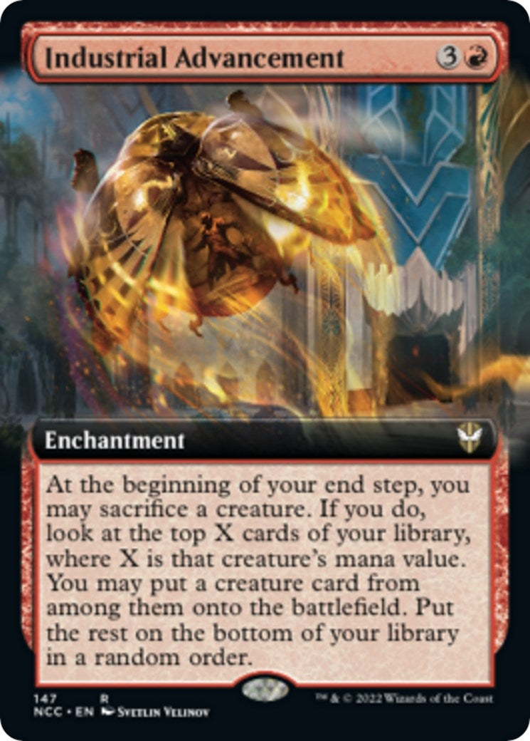 Industrial Advancement (Extended Art) (147) [NCC] - MTG Single