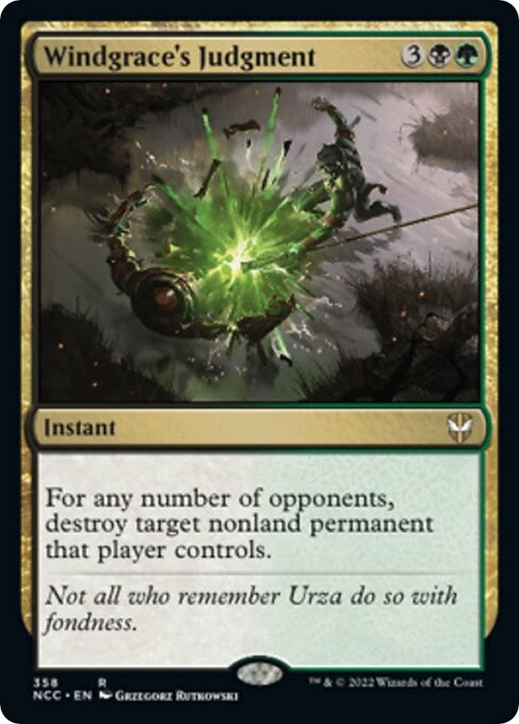 Windgrace’s Judgment (358) [NCC] - MTG Single