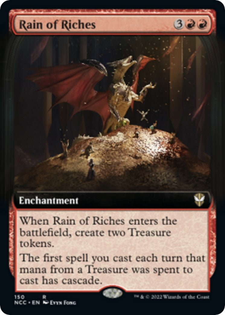 Rain of Riches (Extended Art) (150) [NCC] - MTG Single