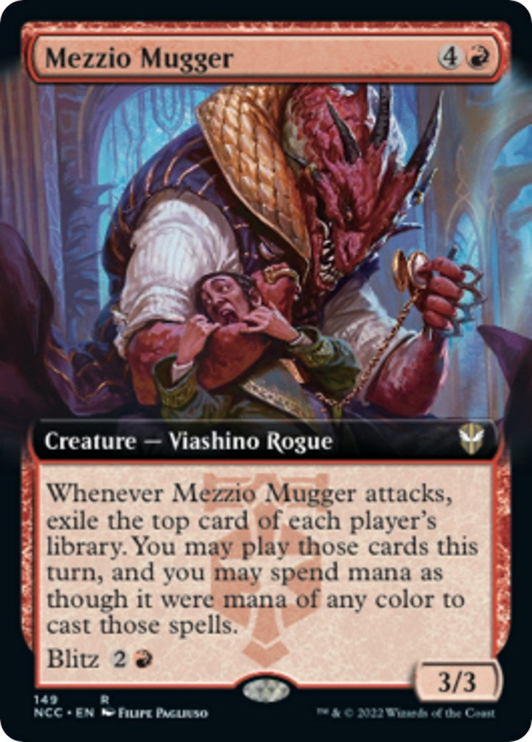 Mezzio Mugger (Extended Art) (149) [NCC] - MTG Single